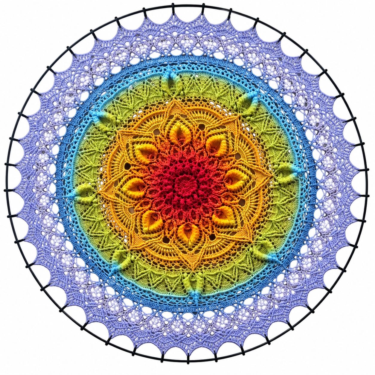 Mandala Floryda – wzór Motanina Crochet Mandala Floryda – wzór Motanina Crochet - obrazek 1